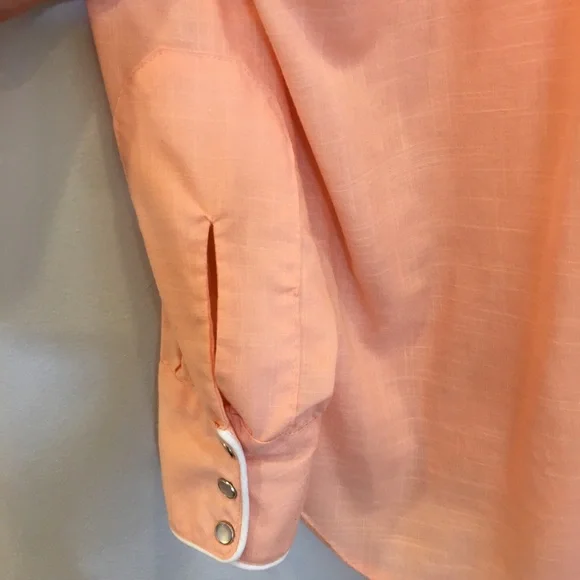 Vintage Peach Western Shirt - Picture 7 of 8